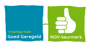 Logo keurmerk Vrijwillige Inzet Goed Geregeld